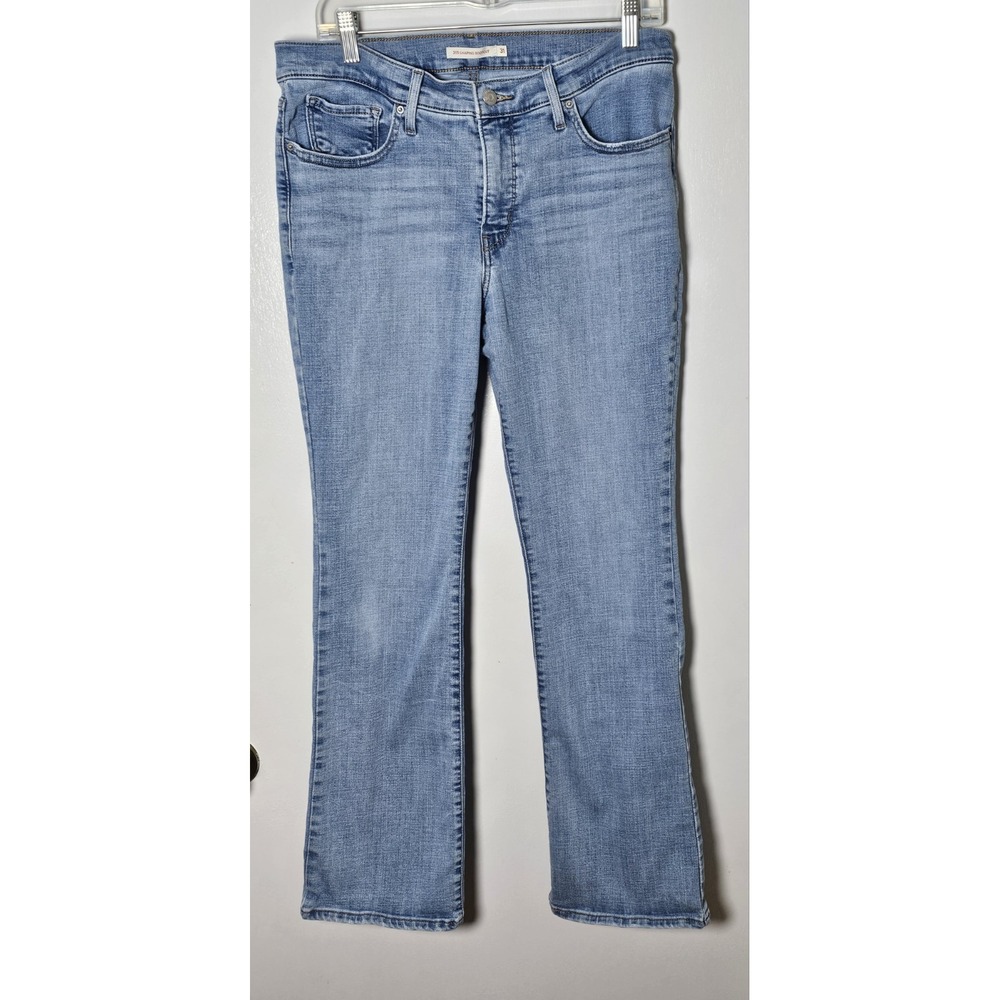 Levi's 315 Shaping Bootcut Jeans Blue Womens Size 31 Denim Mid Rise Casual